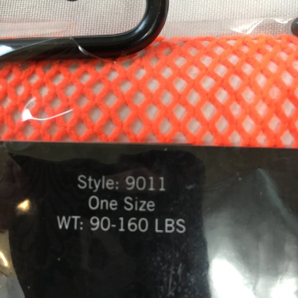 Leg Avenue Orange Fishnet Thigh High Stockings NWT NOS - Picture 4 of 7